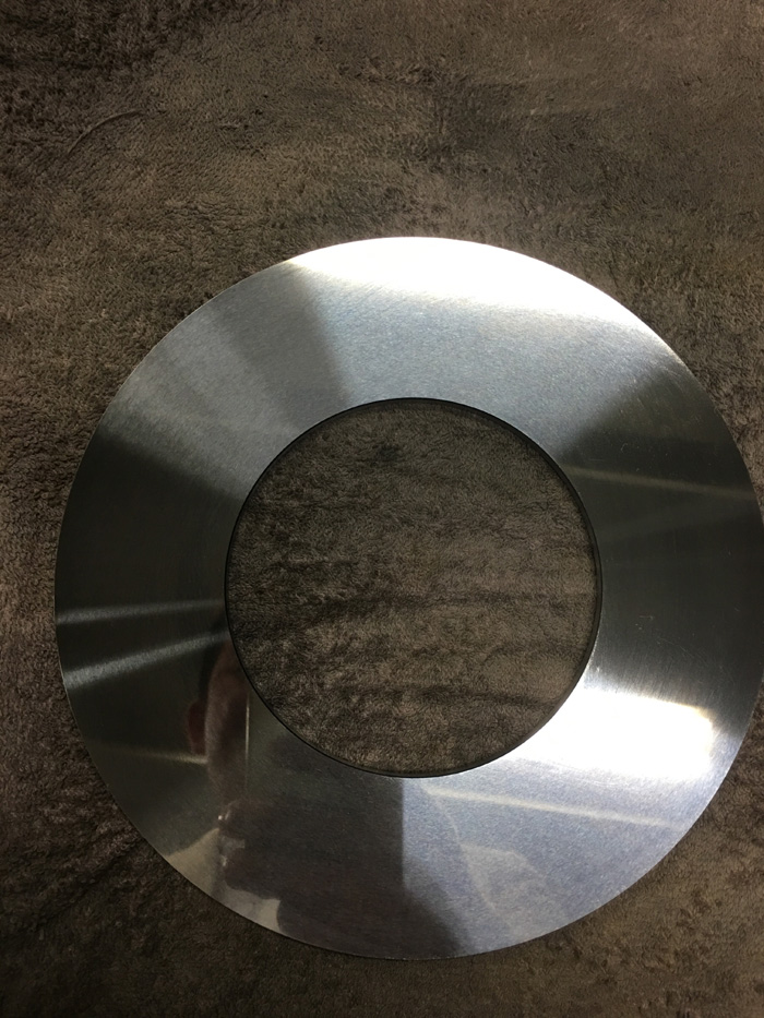 Product of mirror surface grinding